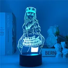 Ночной светильник Zero Two, 3D ночник в стиле аниме, приложение Bluetoothпульт дистанционного управления, красочный, для девочек, USB 02, светодиодсветодиодный настольная лампа Darling In The Franxx, Подарочный Декор