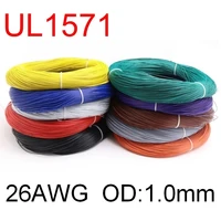 5m ul1571 26awg pvc electronic wire od 1mm flexible cable insulated tin plated copper environmental led line diy cord