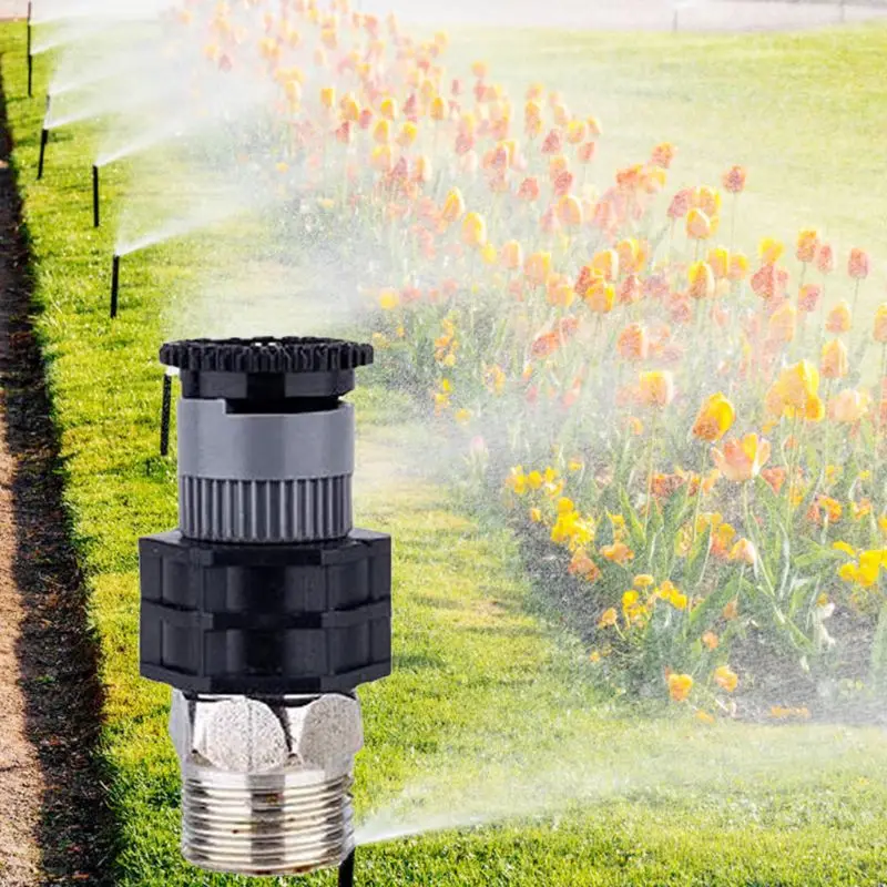 

0-360 Degree Watering Irrigation Sprinkler Head Adjustable Garden Atomizing Spray Nozzle Lawn Accessories