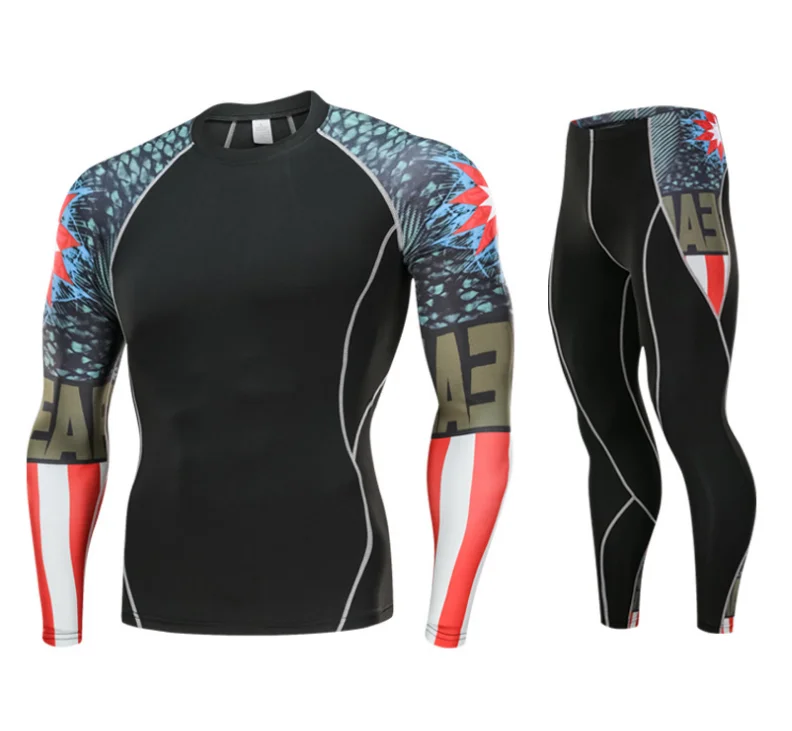 

NEW 2020Men's Thermal Underwear Set Motorcycle Base Layer Winter Warm Tight Long Shirts & Tops Bottom Suit