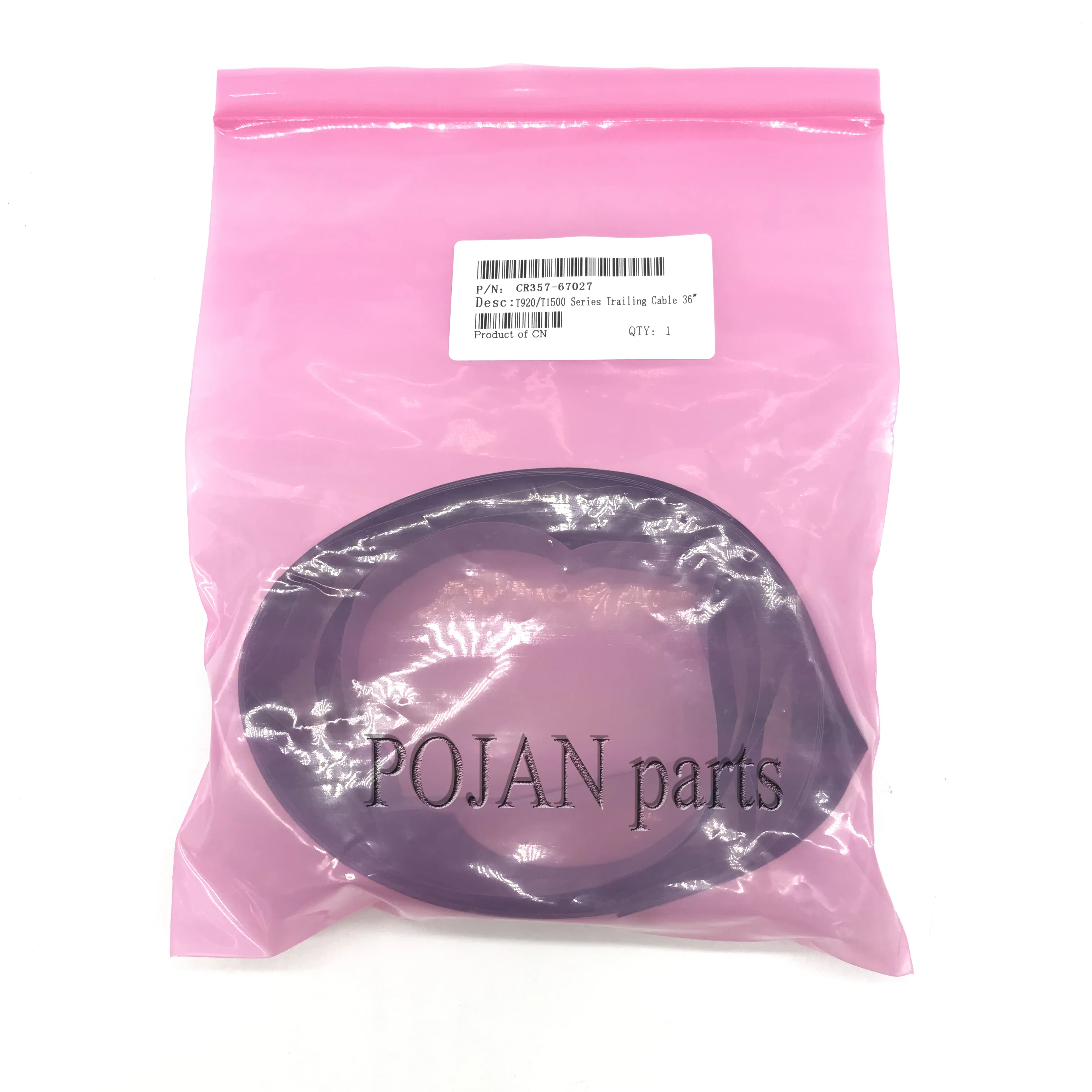 Cabo de Arrasto para Designjet T920 T930 T1500 T2530 T2530 T3500 T1600 T2600 36 Polegada Fix Tubo de Fornecimento de Tinta Pojan Cr35767027