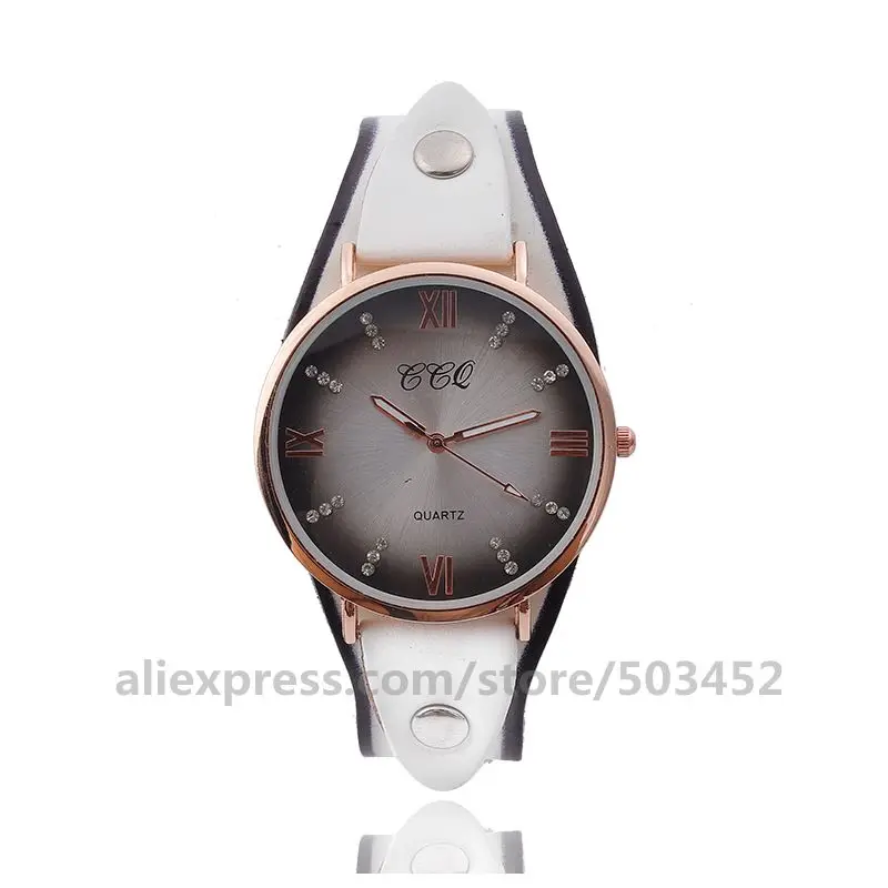 100 шт./лот CCQ 92016 Relojes Para Mujer повседневные аналоговые кварцевые часы из натуральной