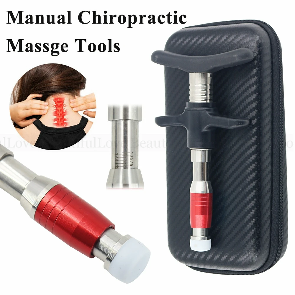 

Manual Chiropractic Adjusting Tools Health Care Massager Activation Therapy Limbs Joint Pain Relief Spine Correction Massage Gun