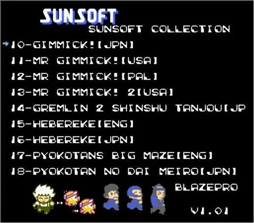 Коллекция SUNSOFT игровой картридж 18 в 1 для консоли NES/FC | Электроника