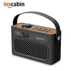 Inscabin M60 стерео DAB радио портативный беспроводной динамик с Bluetooth, FMкрасивый дизайнперезаряжаемая батарея