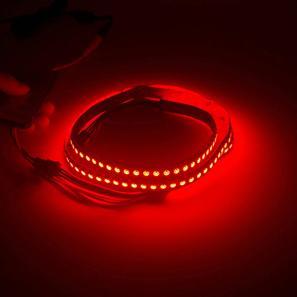 

LED Strip Light WS2811 2811 IC DC12V Programmable Individual Addressable RGB 5050 SMD Dream Color ribbon lamp 5m White PCB