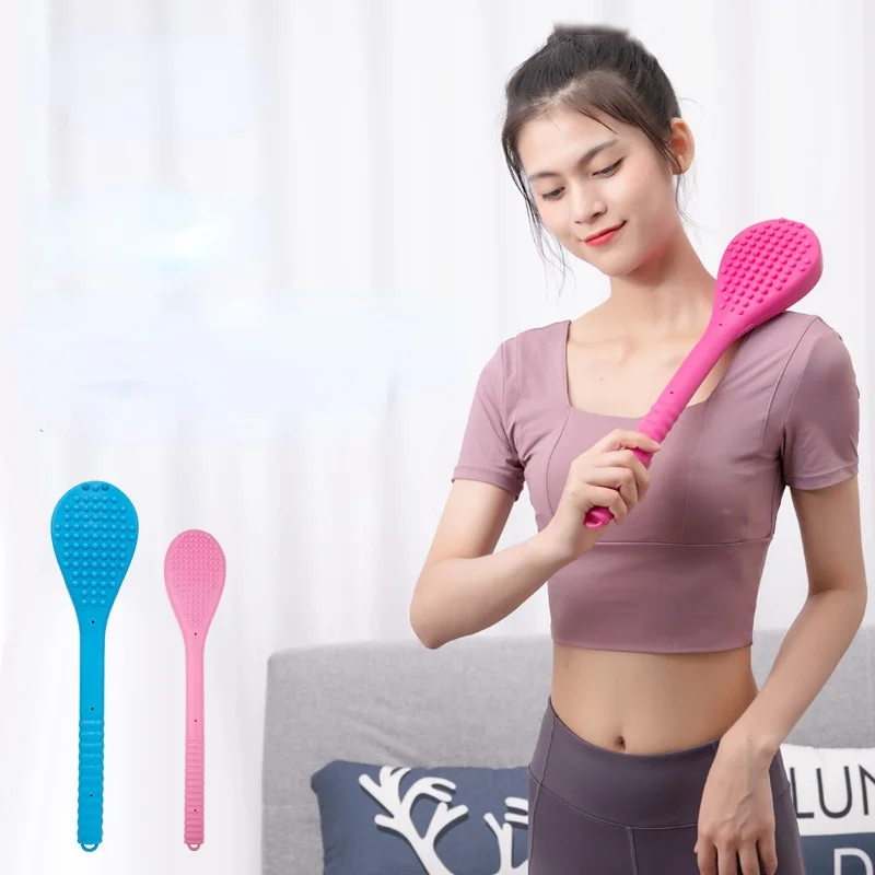 

New Rubber Hammer Handheld Massage Hammer Pat Stick Acupoint Massager Body Back Therapy Meridian Knock Acupuncture Massage Tools