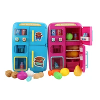 kitchen refrigerator vending machine play with variety food sets for kids