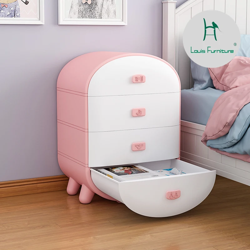 Модные ночные сорочки для детей простые современные спальные тумбочки хранения