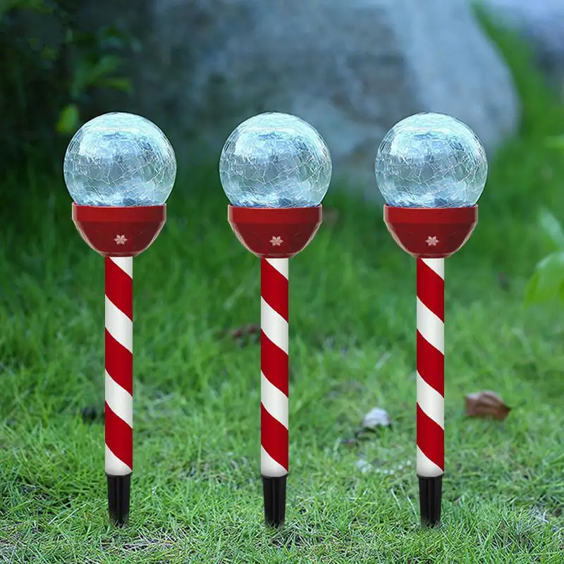 6 шт. Рождественские огни наружные водонепроницаемые светодиодные солнечная