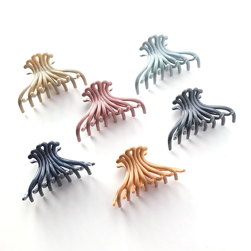 Милые акриловые заколки для душа хвост пони зажим волос коготь женщин аксессуары