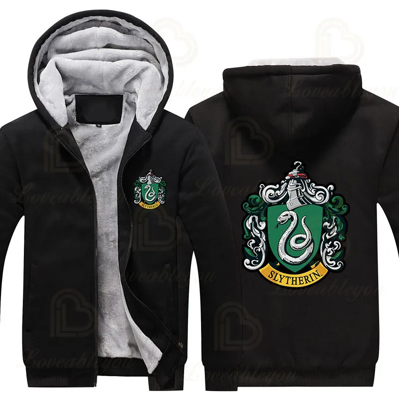 

Harriy Style Cosplay Costume Hoodies Wizardry Autumn Tracksuit Sweatshirt Men's Sport Noctilucous Winter Collar Cap Zipper Hoody