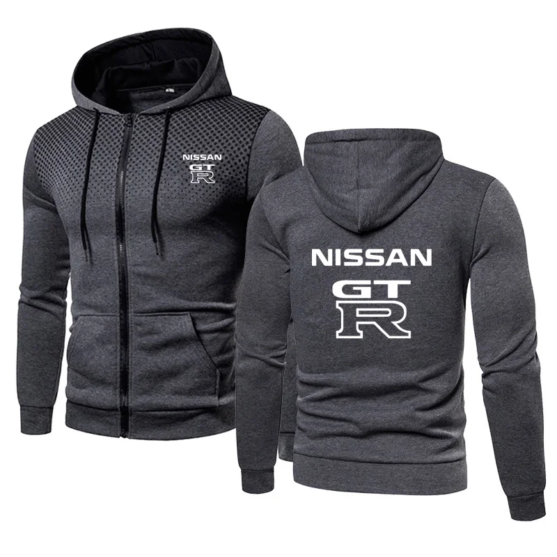 

Модные повседневные мужские куртки GTR с принтом логотипа автомобиля, мужская повседневная одежда в горошек, весна-осень, Высококачественна...