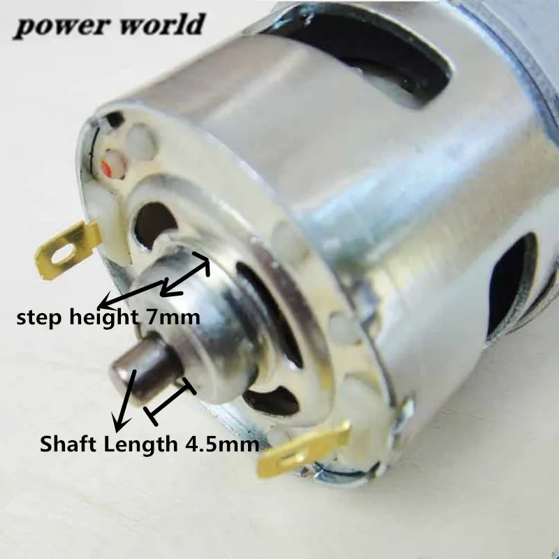775 Мини DC 12-24V 0.27A 4500RPM высокоскоростной двигатель D-axis диаметр 42 мм мотор для модели