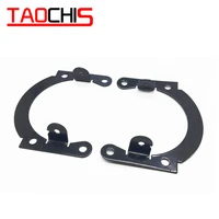 taochis fog light universal bracket adapter frame for m6 2 5 3 0 inch fog lamp bi xenon projector lens modify screws nuts