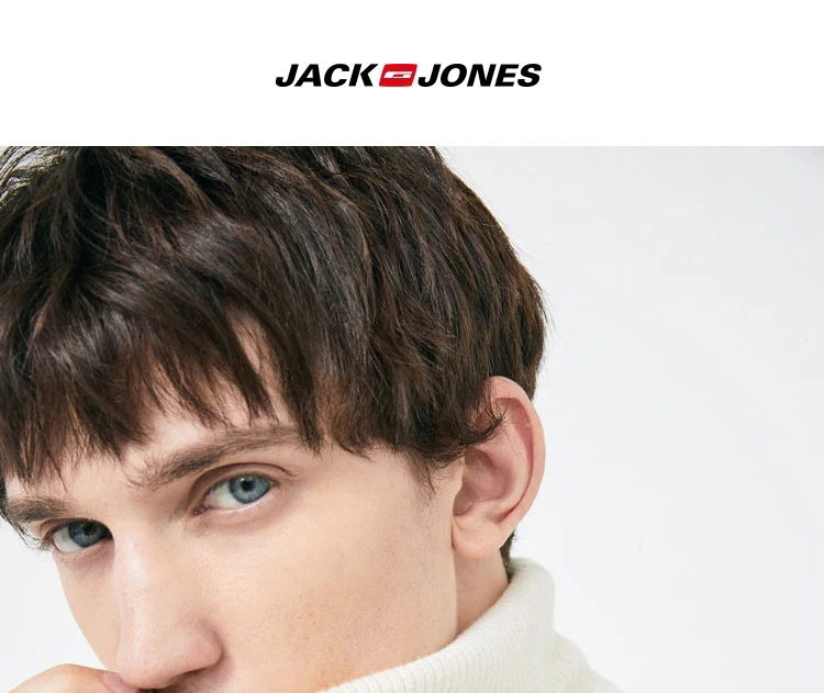 JackJones Мужской умный Повседневный светильник с длинными рукавами свитер с воротником-стойкой 219324525