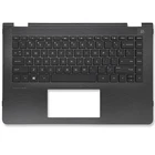 Оригинальный поп-чехол для ноутбука HP Pavilion X360 14-BA, верхний чехол с черной клавиатурой, версия для США