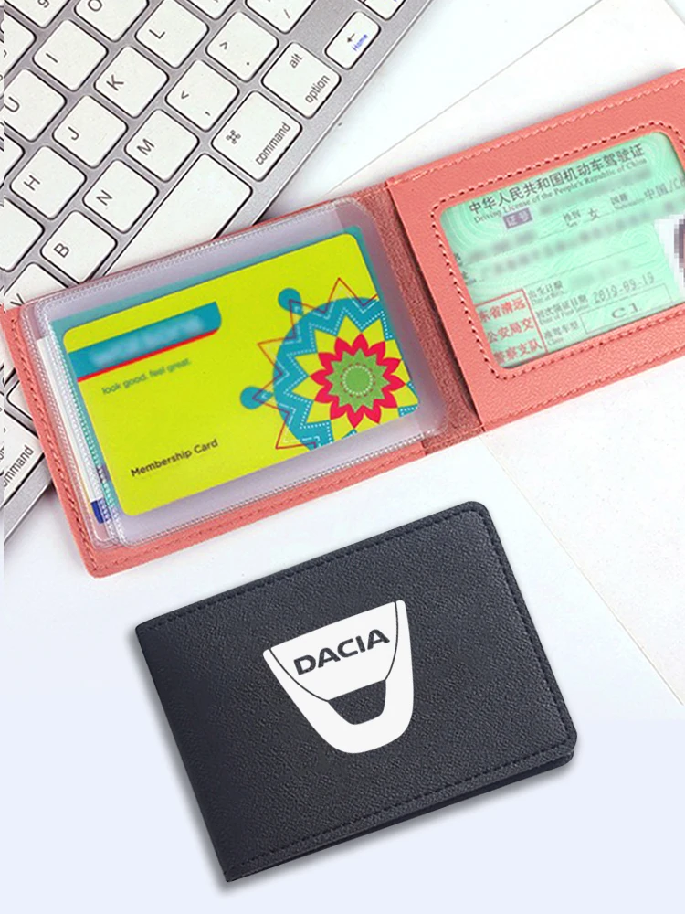 Автомобильные Кожаные Защитные чехлы для водительских документов аксессуары Dacia
