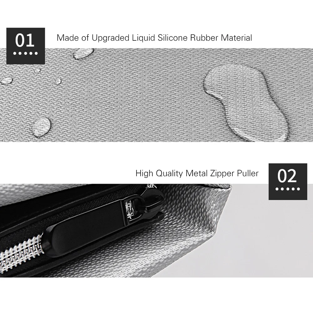 Огнеупорные мешки для документов Водонепроницаемый Жидкий силиконовый материал