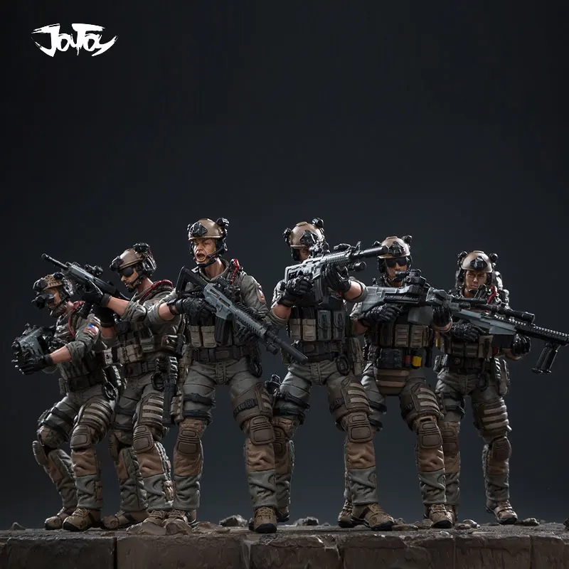 Экшн фигурка JOYTOY 1/18 американская команда котиков армия солдаты фигурки