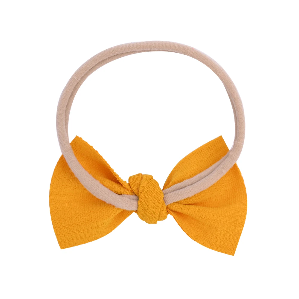 Повязка на голову эластичная однотонная для новорожденных 20 шт./лот | Аксессуары