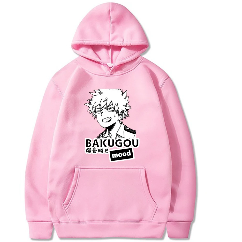 

My Hero Academia Anime Hoodie Pullovers Tops Loose Long Sleeves Autumn Man Cloth
