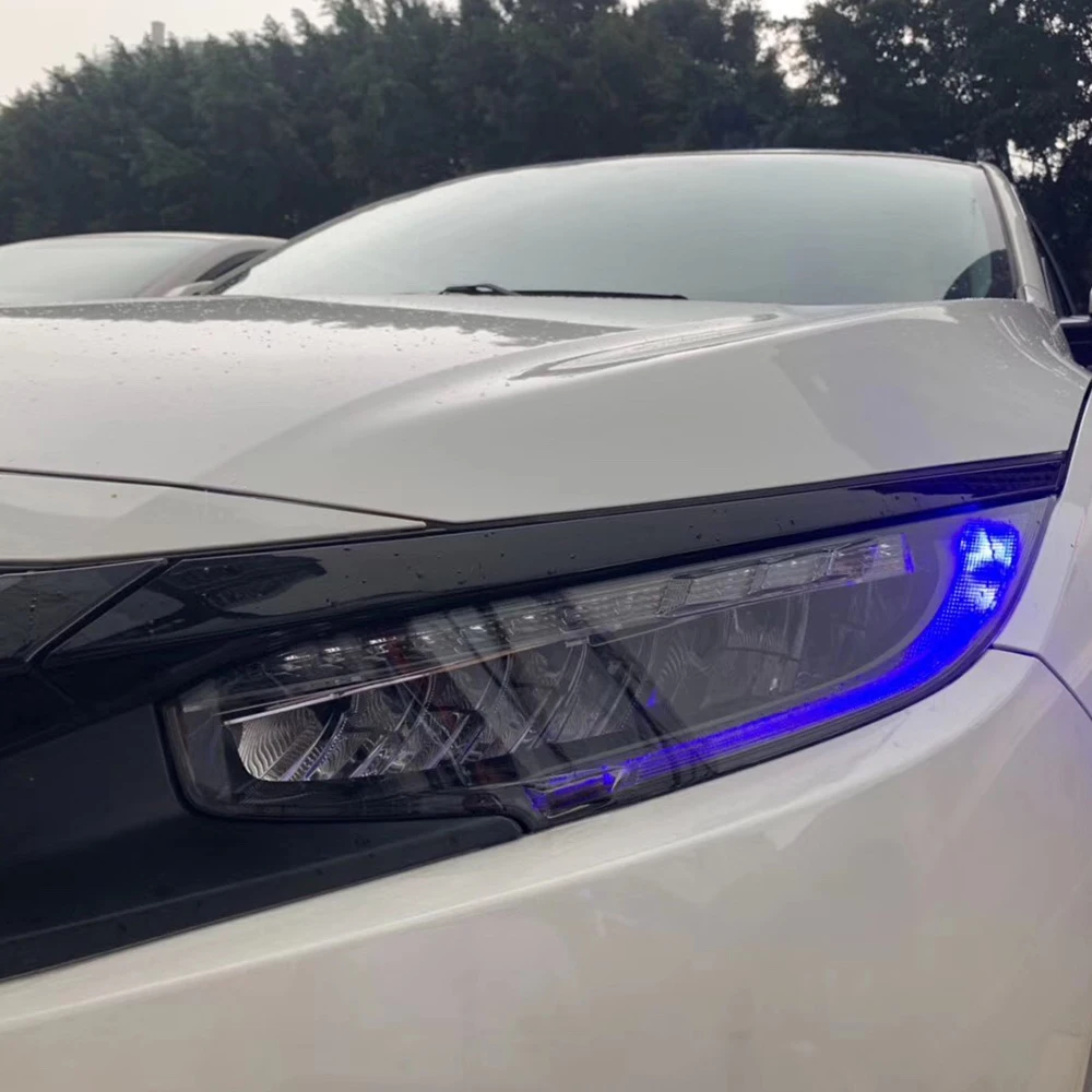 1 пара автомобилей головной светильник для Honda Civic 10th 2016 2017 2018 HID светодиодный s с