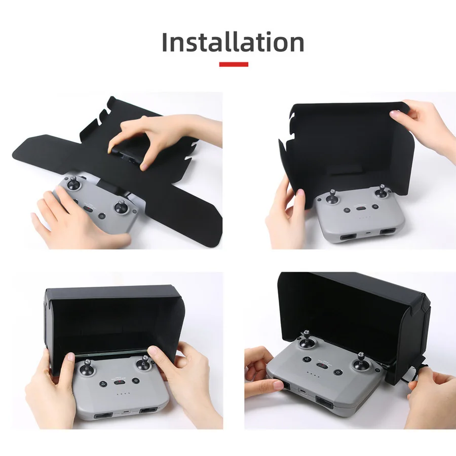 drone dji mavic 3 sunhood remote control sunshade phone monitor sun shade hood for dji mavic 3mavic air 22smini 2 accessories free global shipping