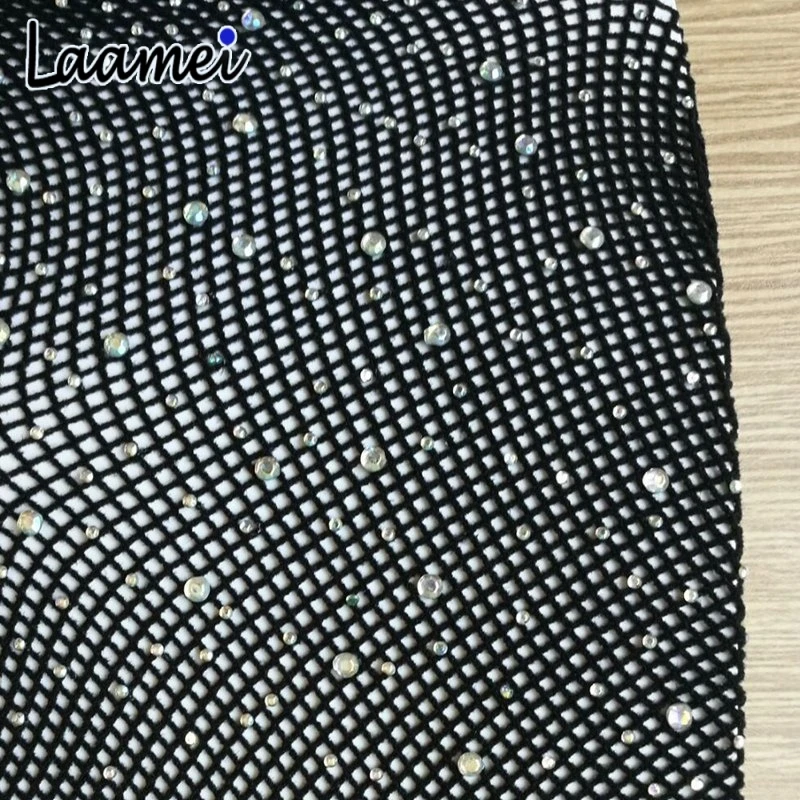 

Laamei Sexy Tights Women Stocking Rhinestone Collant Lenceria Diamond Transparent Fishnet Stockings Pantyhose Diamond Party