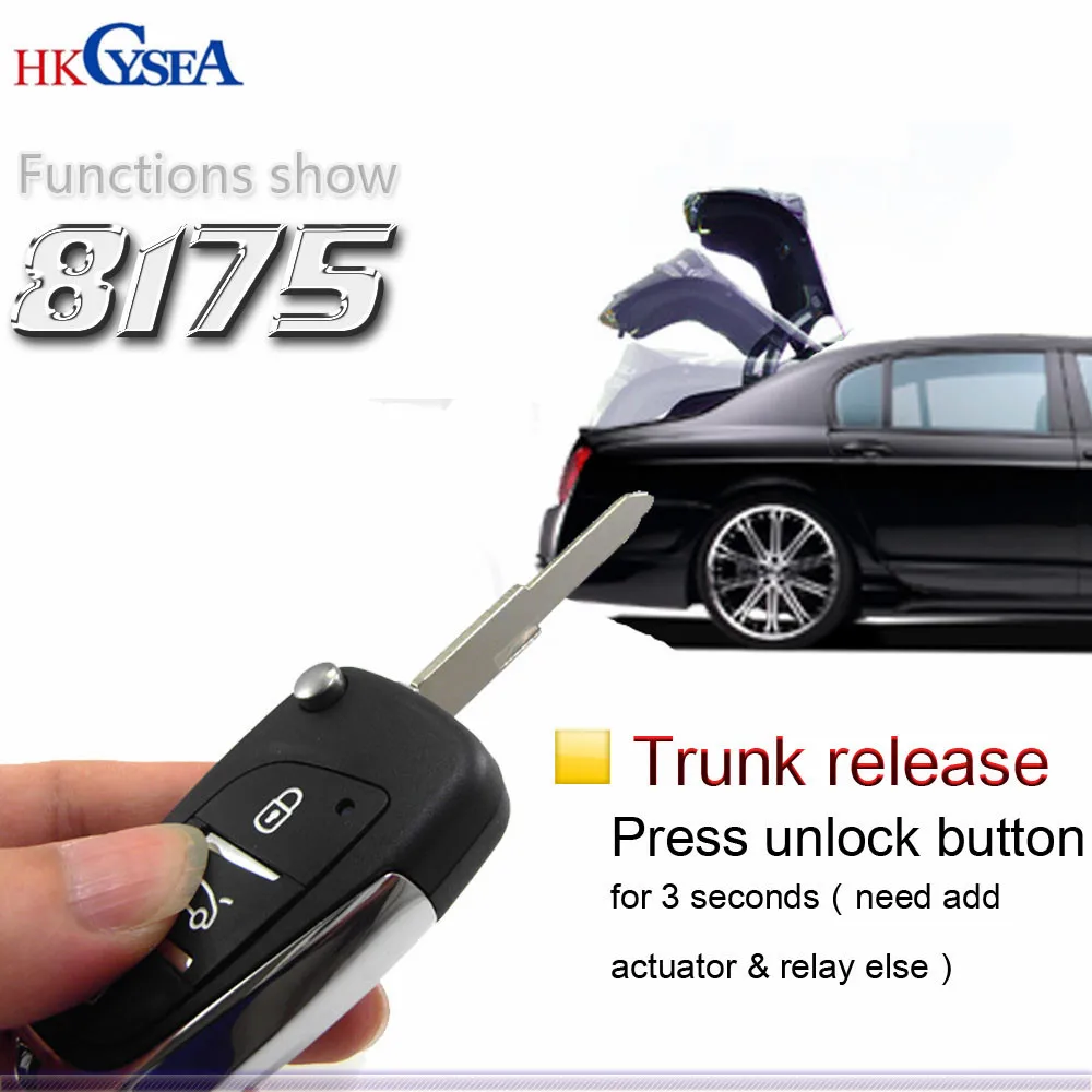 Автомобильная сигнализация HKCYSEA универсальная система блокировки дверей с