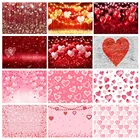 Mocsicka фон для фотосъемки на День святого Валентина любовь воздушный шар красный блестящий Фотофон фотостудия реквизит для фотосъемки