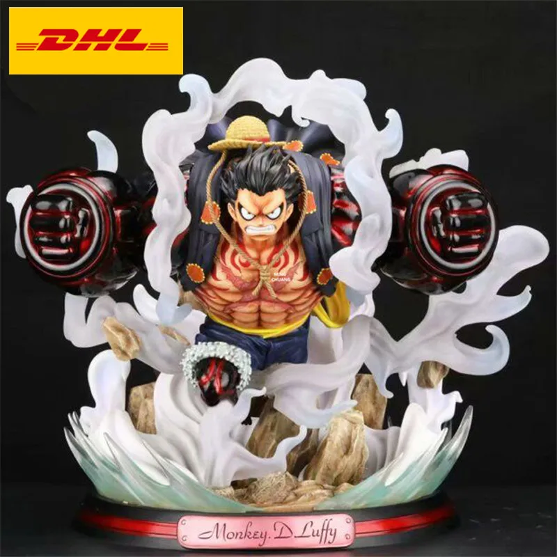 

17" One Piece Statue The Straw Hat Pirates Bust Gear Fourth Full-Length Portrait Monkey D. Luffy GK Action Figure Toy 41CM V368