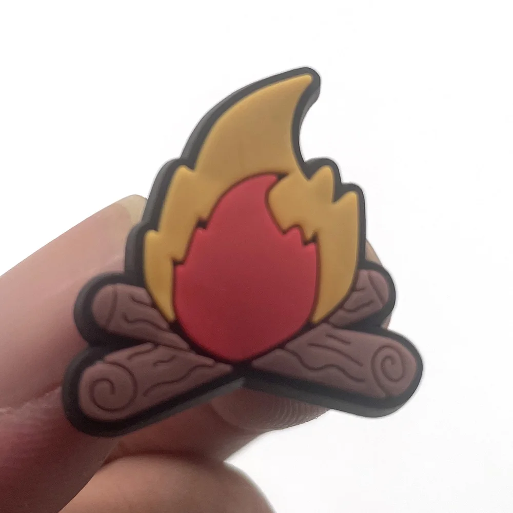 1 piece of outdoor  shoe decoration hot sale PVC camp shoes accessories decoration fitting Croc Jibz party children’s gift