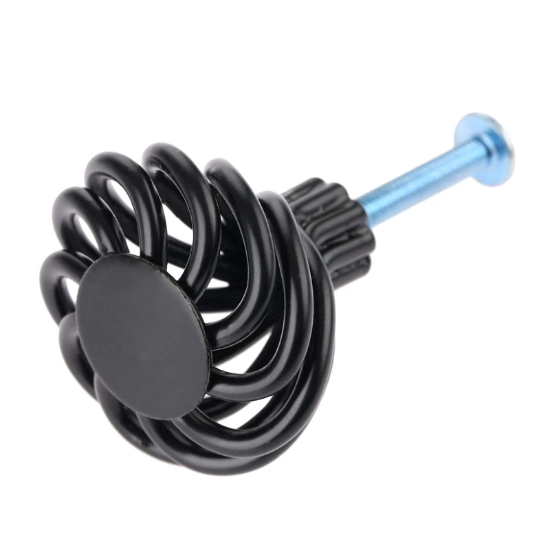 10X спиральная клетка для шкафа ящика комода дверная ручка шкафа|Птичьи клетки и