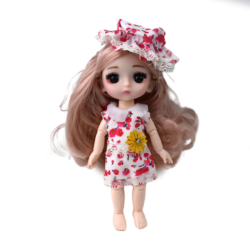 16 см модные куклы игрушки для девочек 1/6 BJD тела макияж 3D глаза красивая принцесса