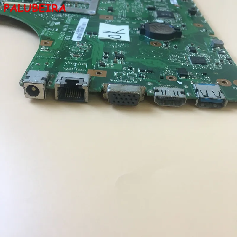 PALUBEIRA K53SD Материнская плата ASUS A53S ноутбука DDR3 PGA 989 USB3.0 100% тестирование работает