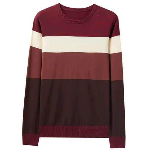 Giordano мужские свитера контрастный Crewneck трикотажный пуловер Хлопок легкий стретехи Blusa De Frio Masculino 31059802 - Цвет: 12Red