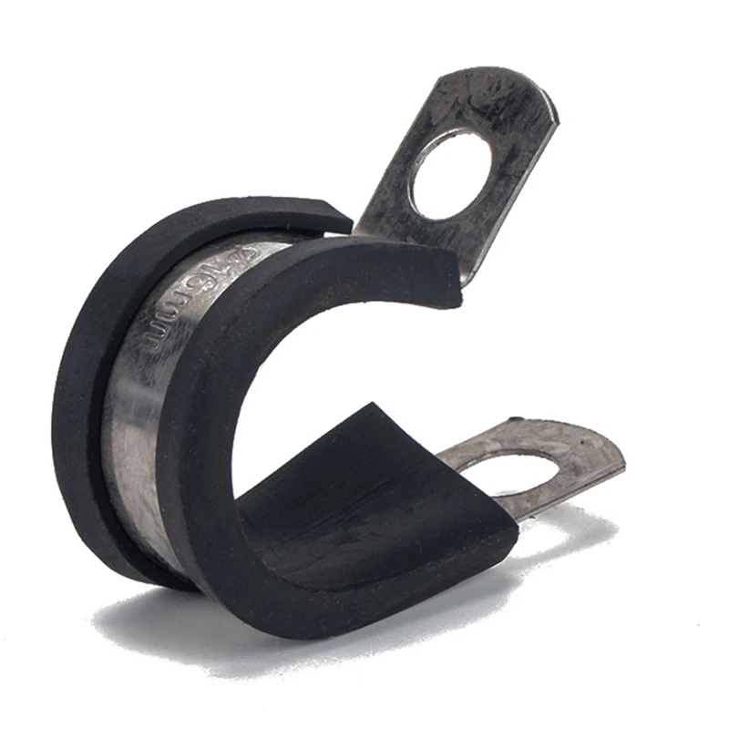 

for Automobile Hose, Steel Tube,Cable Stainless Steel Rubber Band Band 62PCS 10 Specification Stainless Steel Rubber