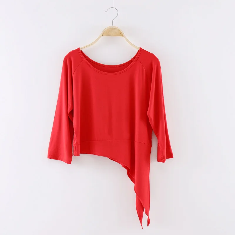 

Adult Loose Modal Oriental Latin Belly Dance Crop Top T Shirt Costume for Sale Women Bellydance Dancing Clothes Dancer Clothing