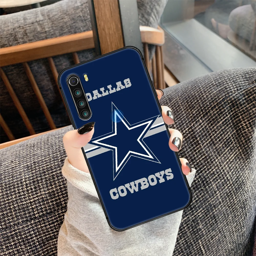 

Dallas Cowboys Phone Case Cover Hull For XIAOMI Redmi 7 7a 8 8a 9 9a NOTE 6 7 8 8t 9 9s Pro Max 4X black Hoesjes Tpu Back Luxury