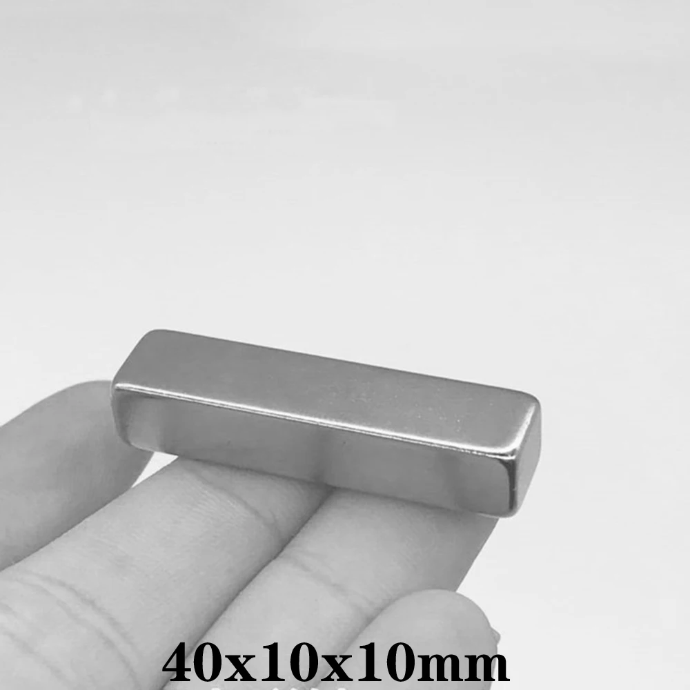 1 ~ 30 шт. 40x10x10 блок суперсильных магнитных магнитов 40 мм * 10 постоянный неодимовый