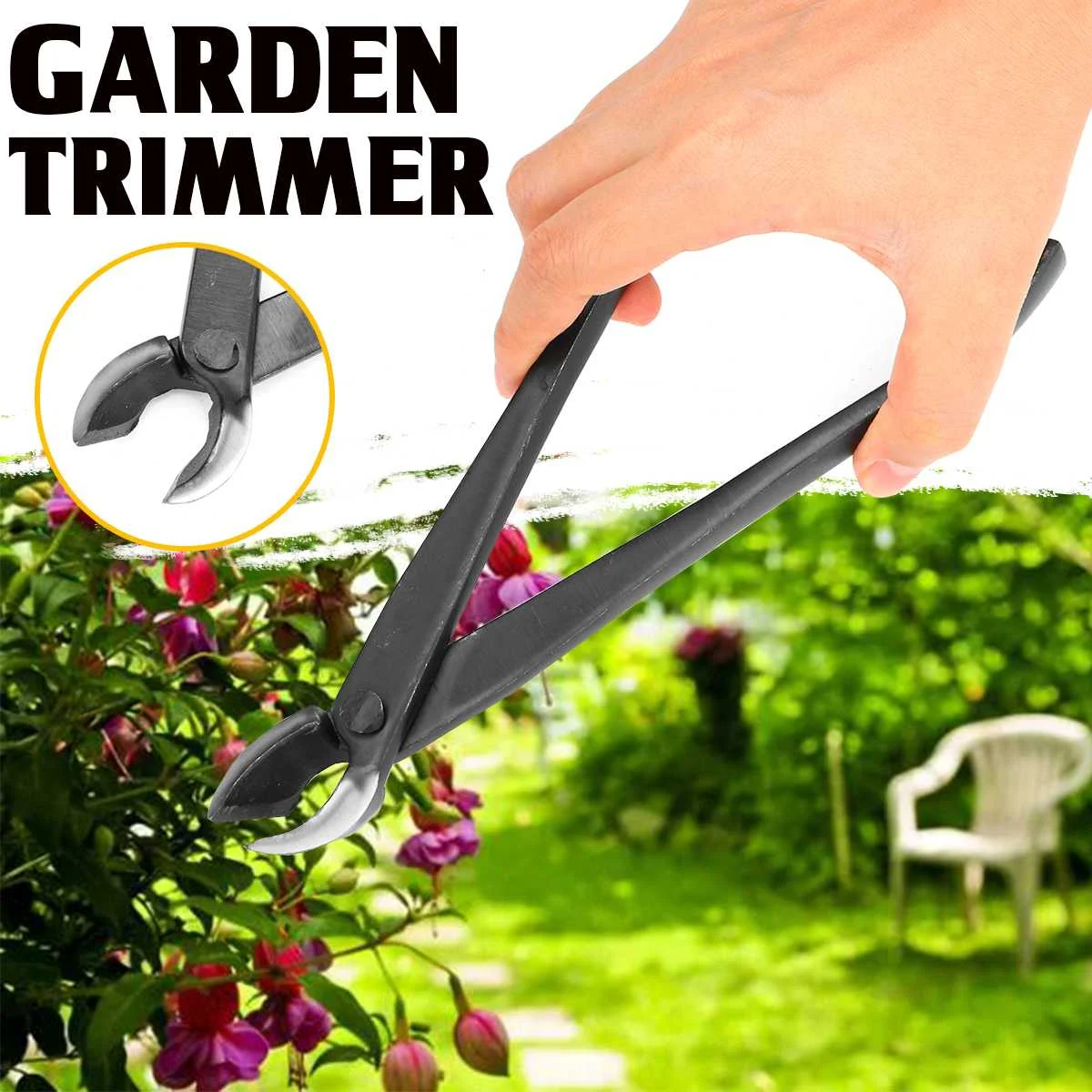 

Round Edge Cutter Beginner Bonsai Tools Multi - Function As Branch Cutter and Knob Cutter Carbon Steel