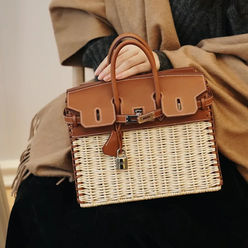 

Handbags for women 2021 New Summer straw bags designer luxury Weave purses and handbags women's beach bag