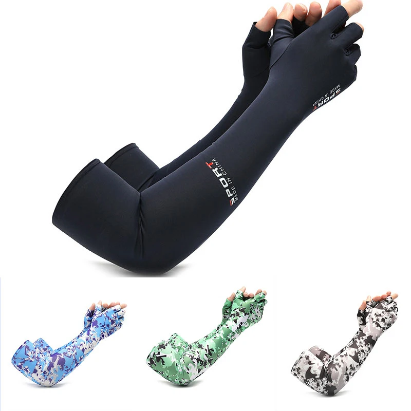 

Hot Sale Cycling Men Women Arm Sleeve Gloves Arm Warmers Gloves Long Gloves Running Sleeves Sun protection Bike Sport Gloves