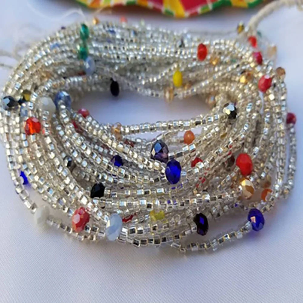 

New product 2-piece set African belly chain waist beads Bracelet bohemian style ladies fashion many styles cheap