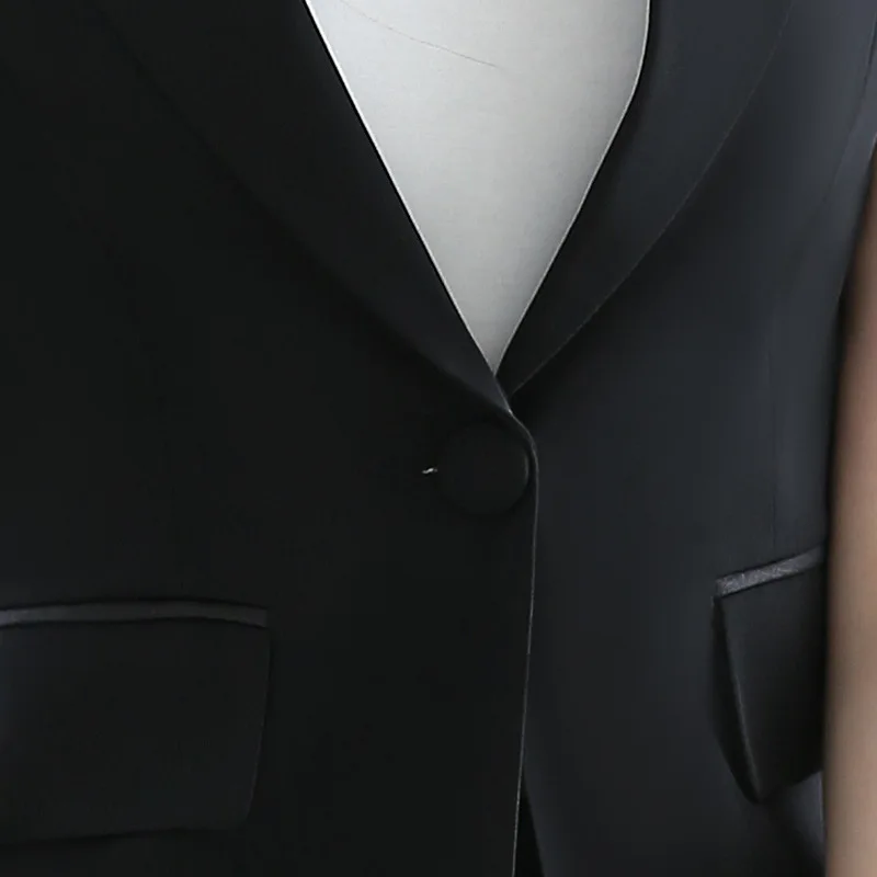 

2020 Summer Korean Womens Two Piece Suit Office Black Grey Formal Skirt Suits for Women Short Sleeve Jacket Blazer and Skirt