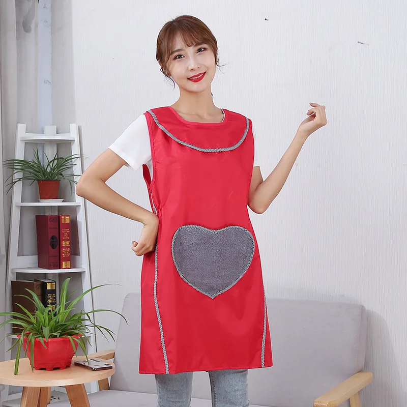 

2021 new high quality solid color apron Kitchen Apron