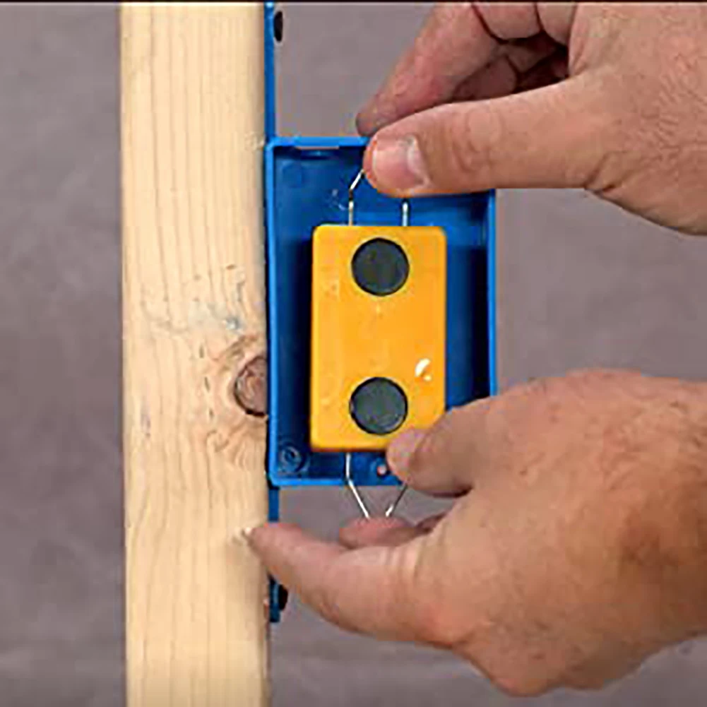 

Trepanning Electrical Box Locator Drywall Cutout Woodworking Marking Tools Industrial Metal Magnetic Home Accurate Practical