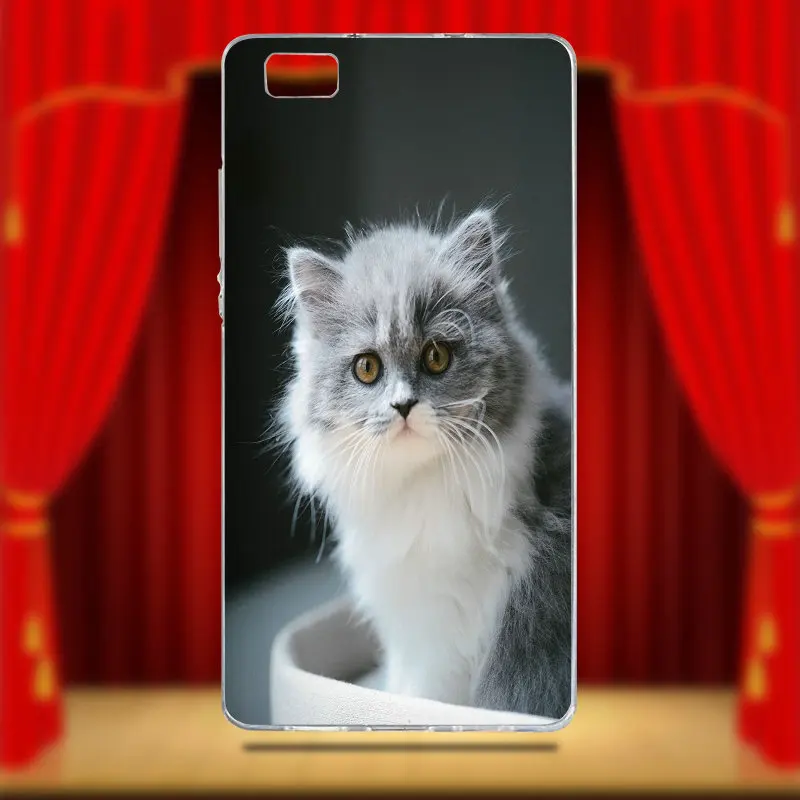 Мягкие чехлы для телефонов из ТПУ Huawei P8 P9 P10 P20 Lite Mate 10 Pro Y5 Y6 II Y7 Honor 6X 7X 9 чехол серый