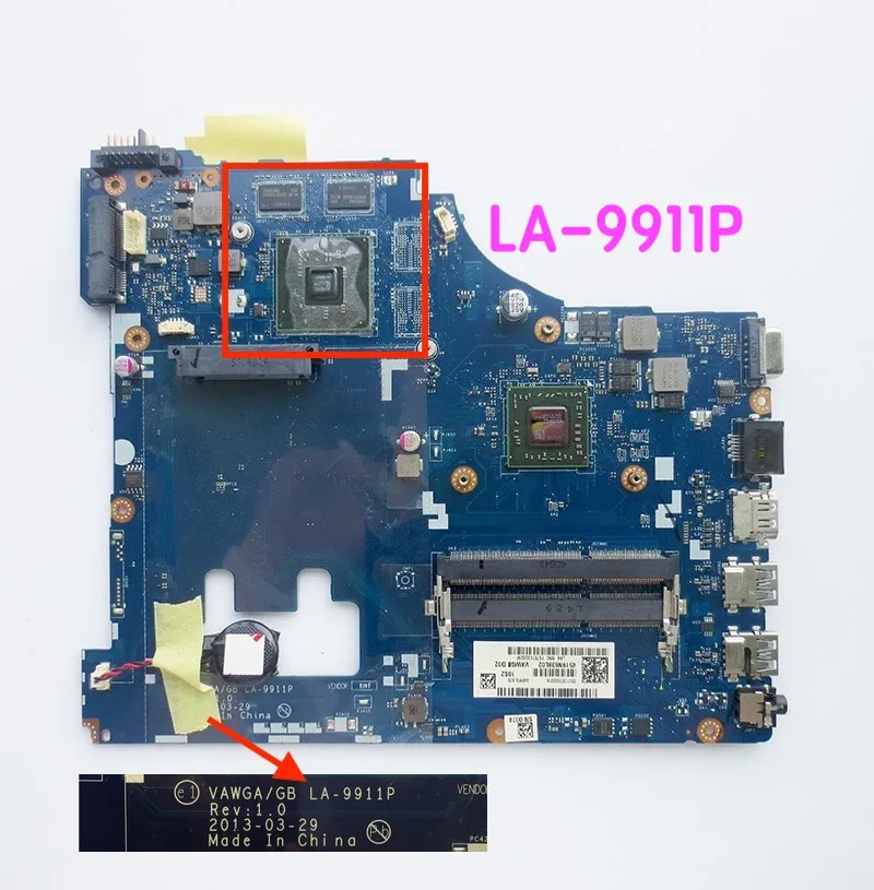 

Suitable For Lenovo G505 Laptop Motherboard VAWGA/GB LA-9911P Rev：1.0 Mainboard 100% tested fully work